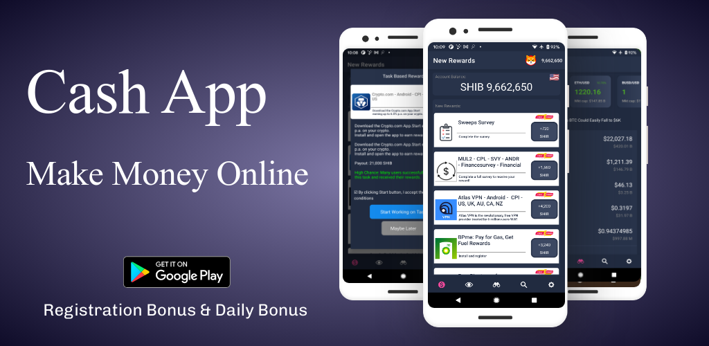 Learn how to make money online with our app preview