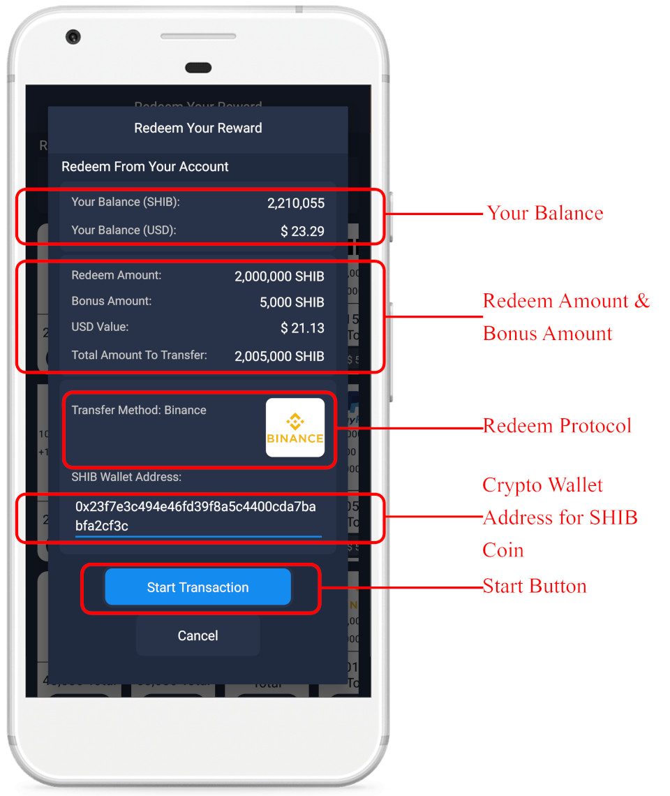 Withdraw Step 3 - Binance Details