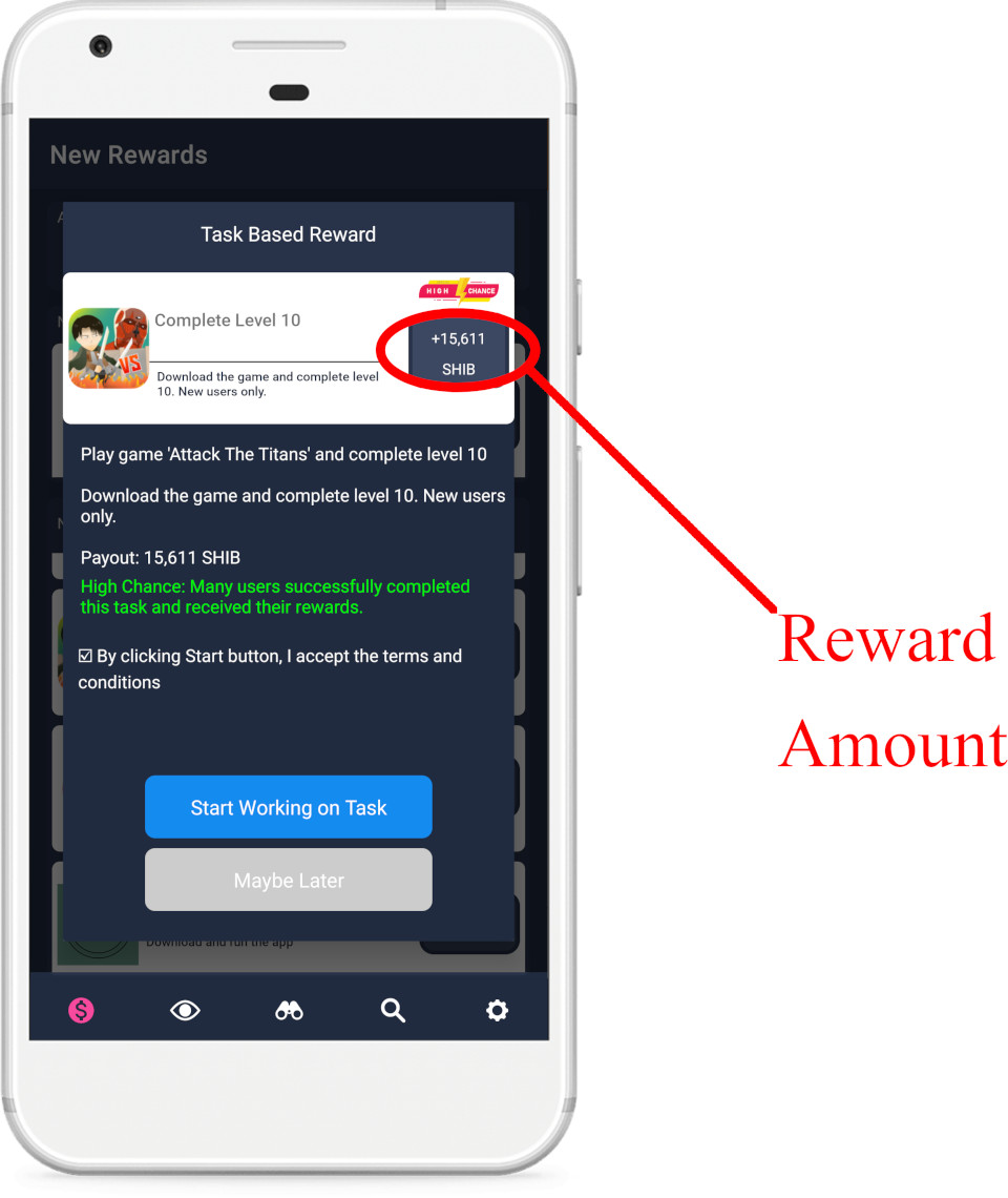 Reward Amounts